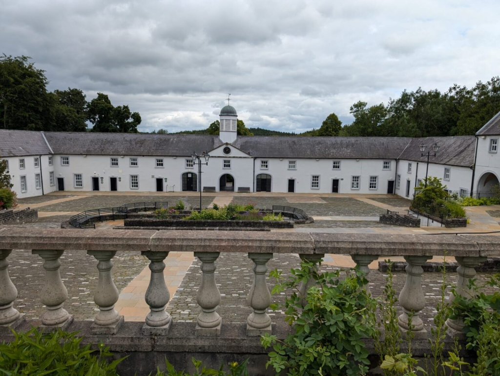 Castle Archdale court yard