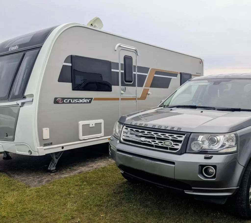Land Rover Freelander Tow car and Elddis crusader caravan