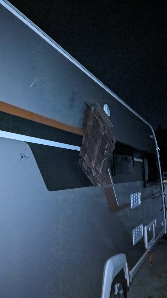 Storm Damage during the storm