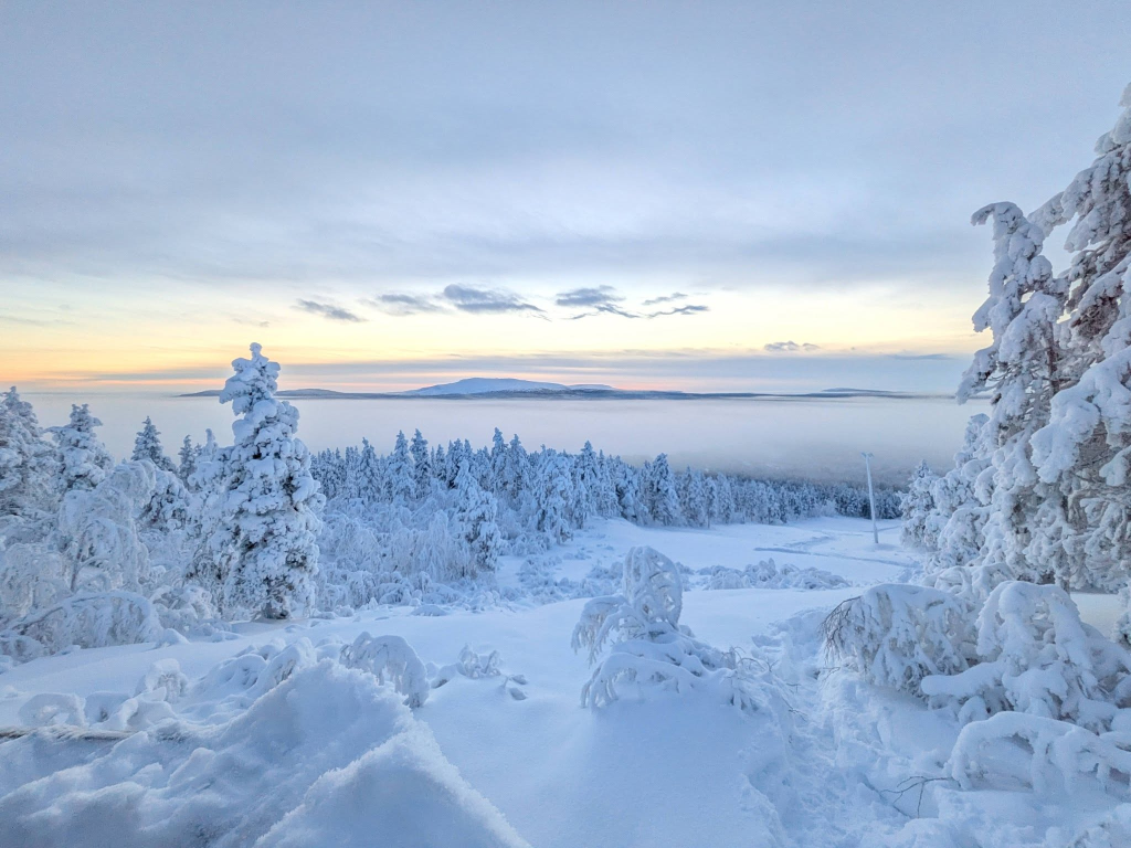 views from the top of the slopes